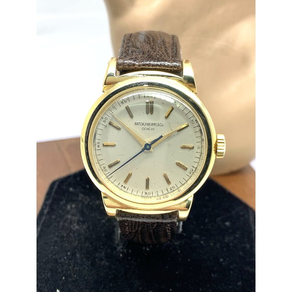 Patek Philippe Men's Watch 1491 Vintage 1947 Swiss Manual 18k Gold Case 34mm